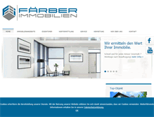 Tablet Screenshot of faerber-immobilien.de
